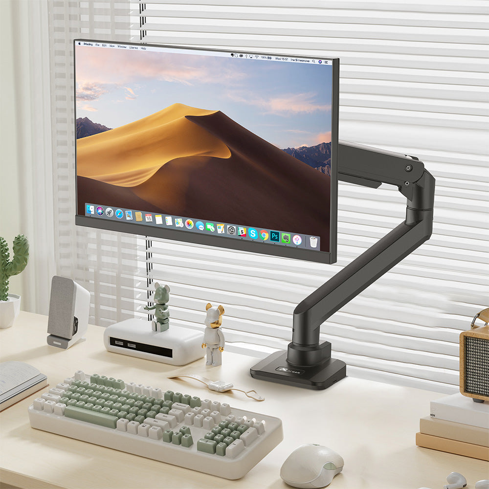 ACGAM MAS-2S Heavy-Duty Desktop Gas Spring Monitor Mount
