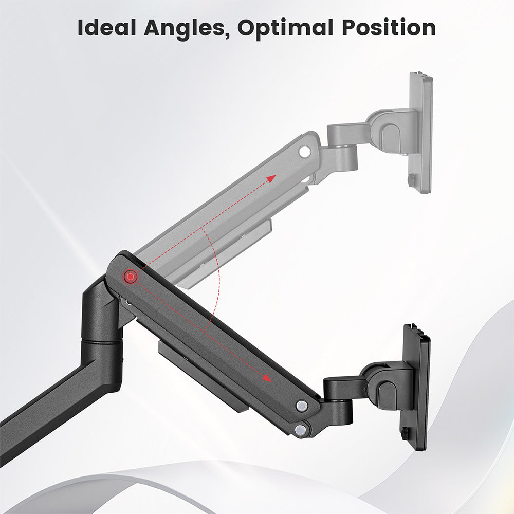 ACGAM MAS-2S Heavy-Duty Desktop Gas Spring Monitor Mount