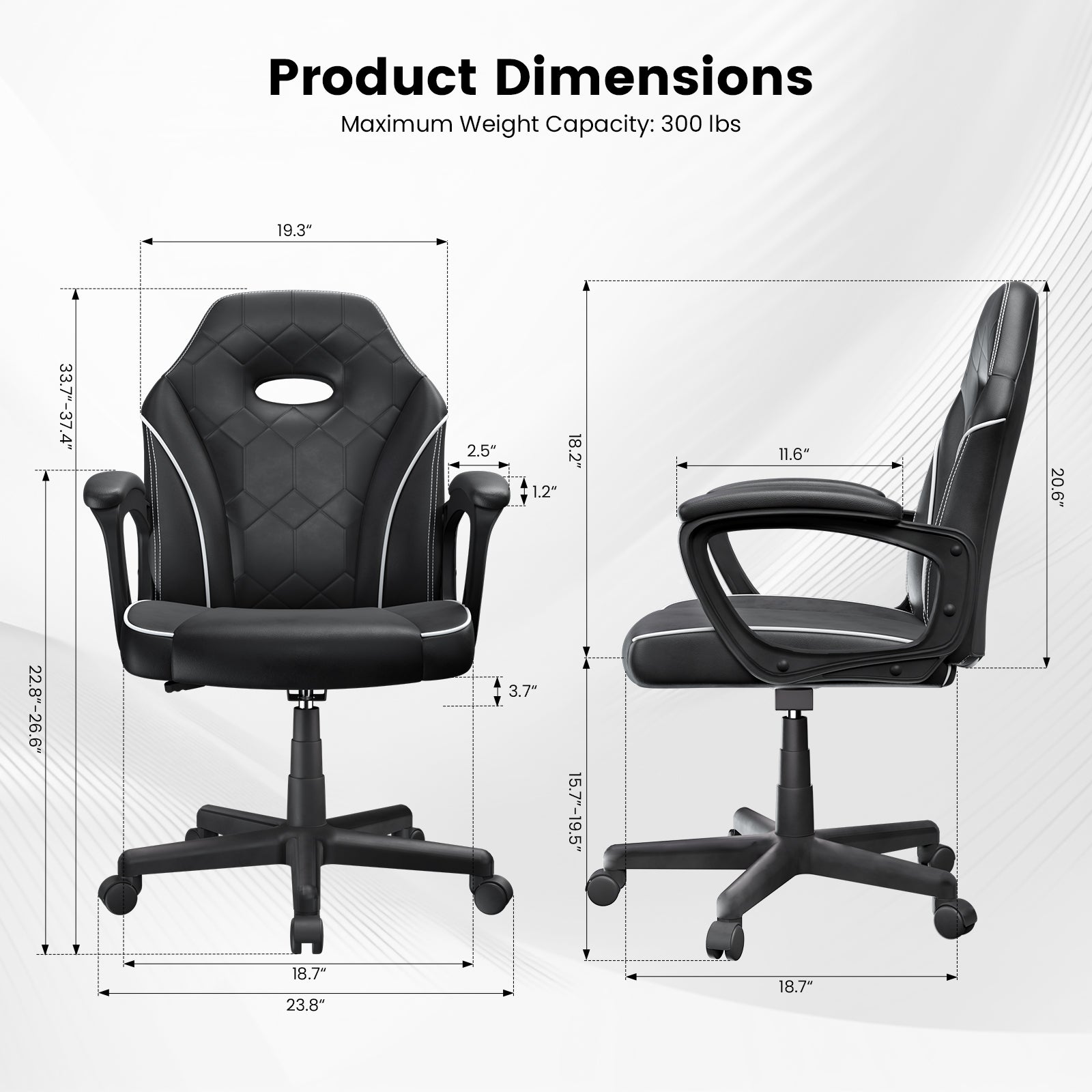 ACGAM CG-4746 Ergonomic Gaming Office Chair