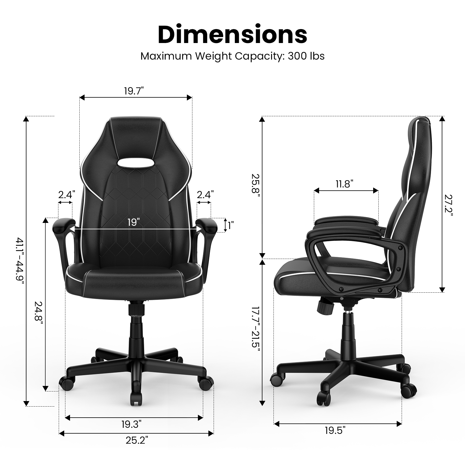 ACGAM CG-4850 Ergonomic Gaming Office Chair