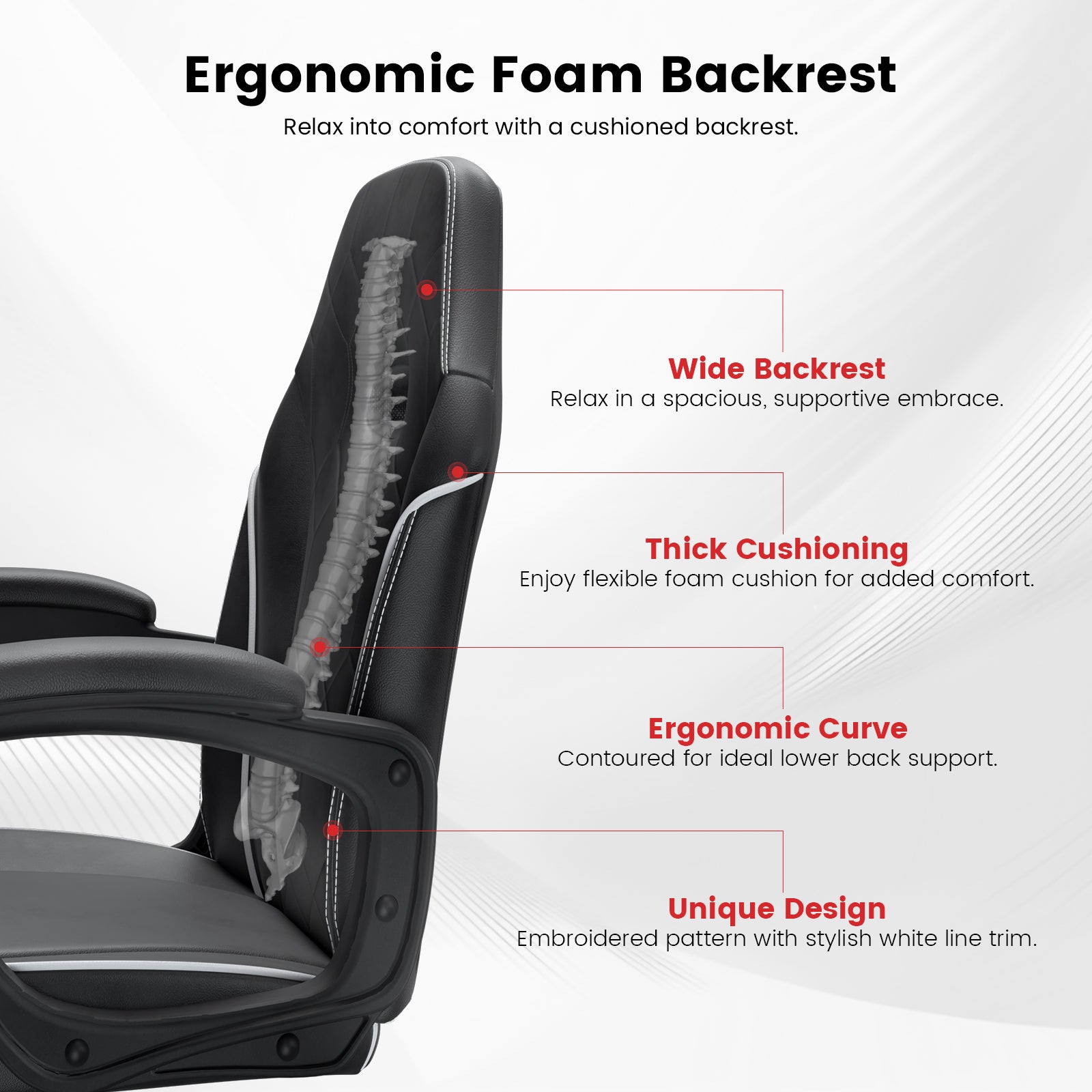 ACGAM CG-4746 Ergonomic Gaming Office Chair