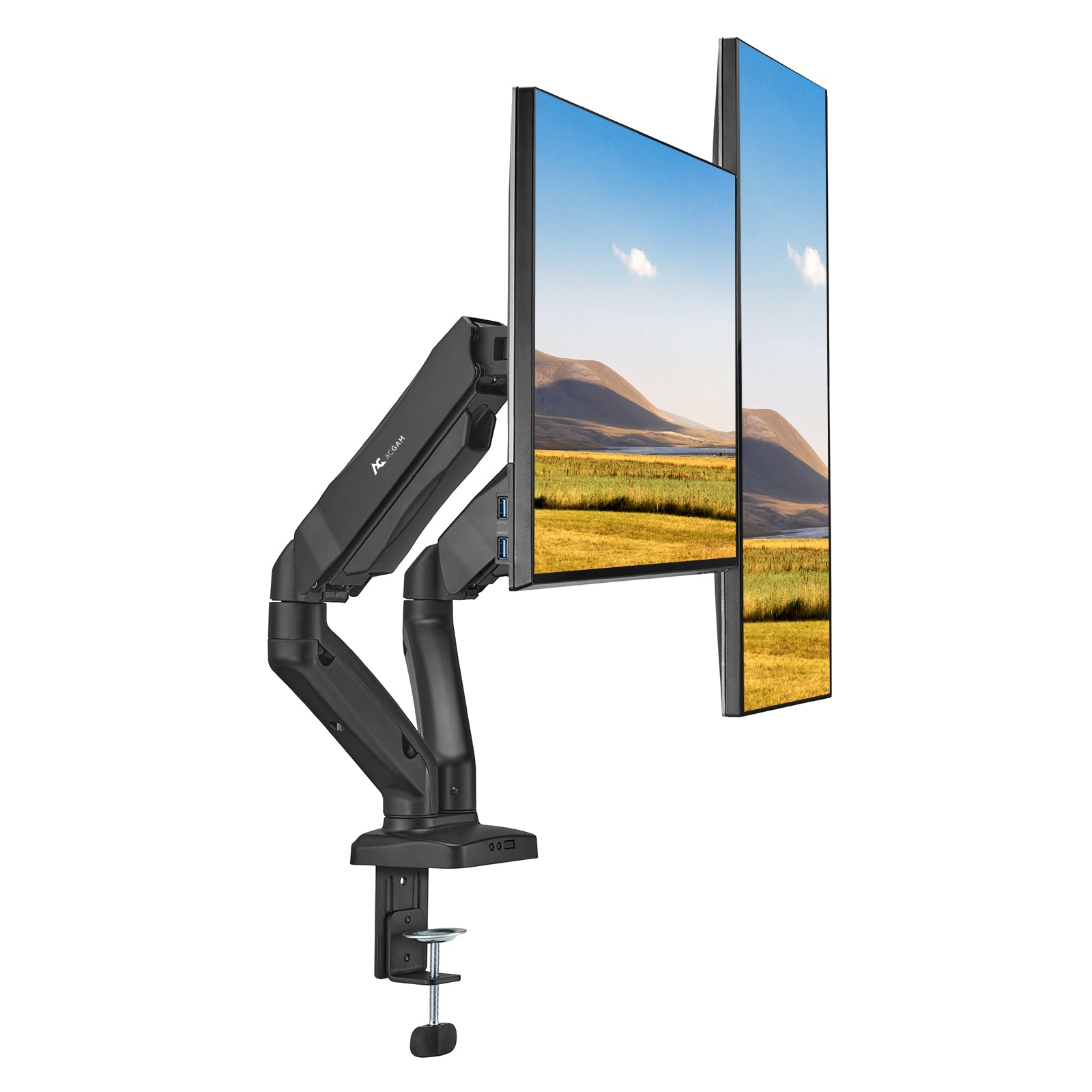 ACGAM MAS-1D Spring-Assisted Dual-Monitor Mount