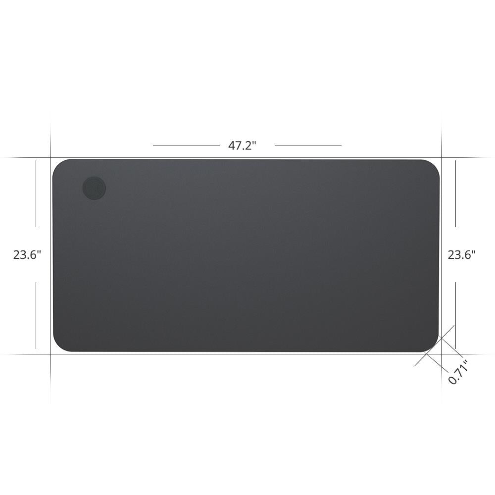 ACGAM High Quality Black 120*60*1.8cm Desktop Suitable for Standing Desk Frame