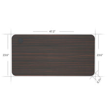 Load image into Gallery viewer, ACGAM High Quality Mahogany 120*60*1.8cm Desktop Suitable for Standing Desk Frame
