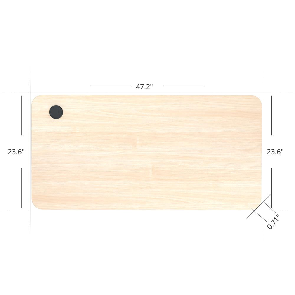 ACGAM High Quality Wood 120*60*1.8cm Desktop Suitable for Standing Desk Frame
