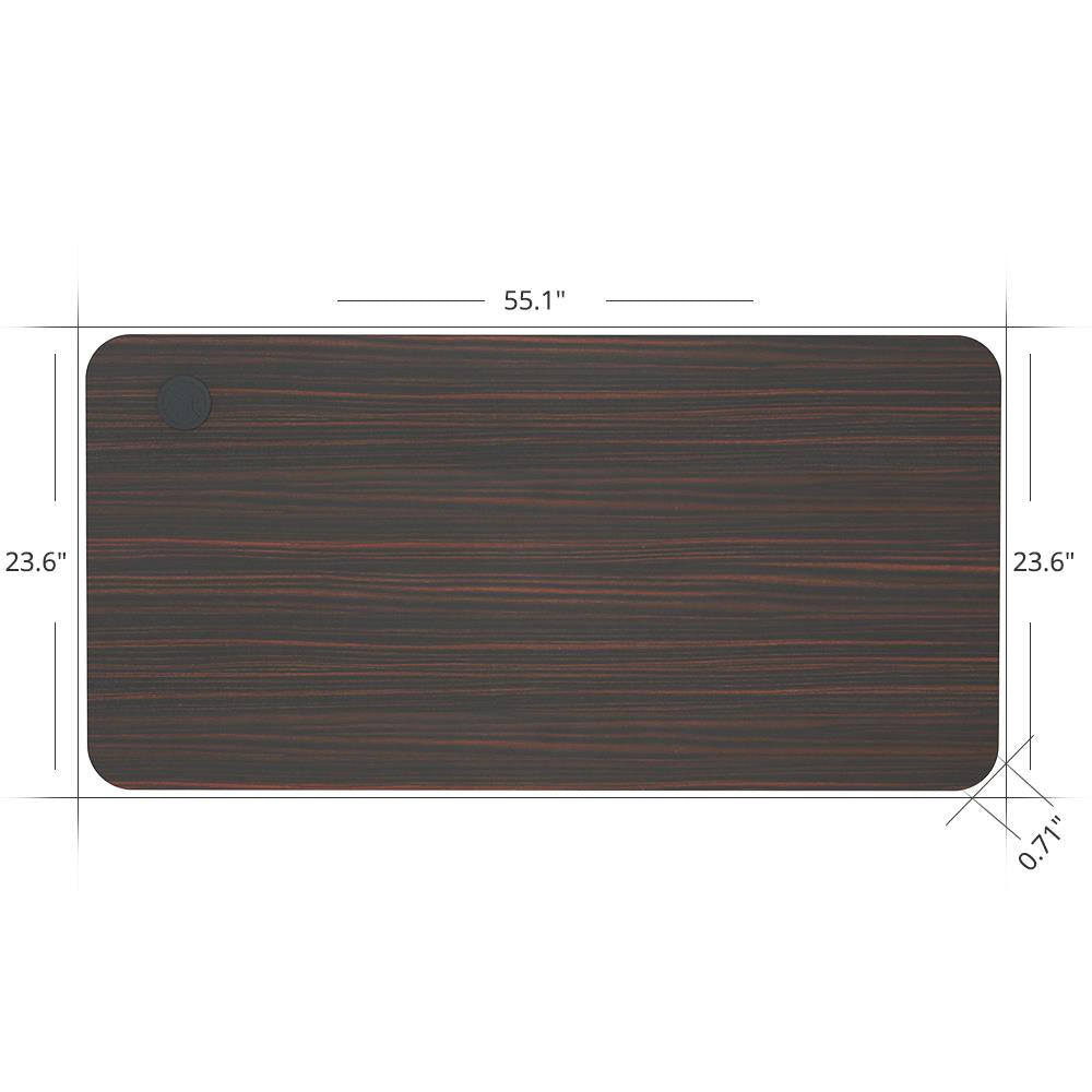 ACGAM High Quality Mahogany 140*60*1.8cm Desktop Suitable for Standing Desk Frame